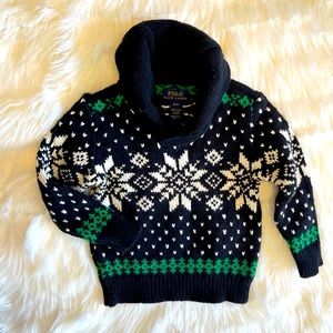 Polo Ralph Lauren Fair Isle Collared Sweater❄️☃️
